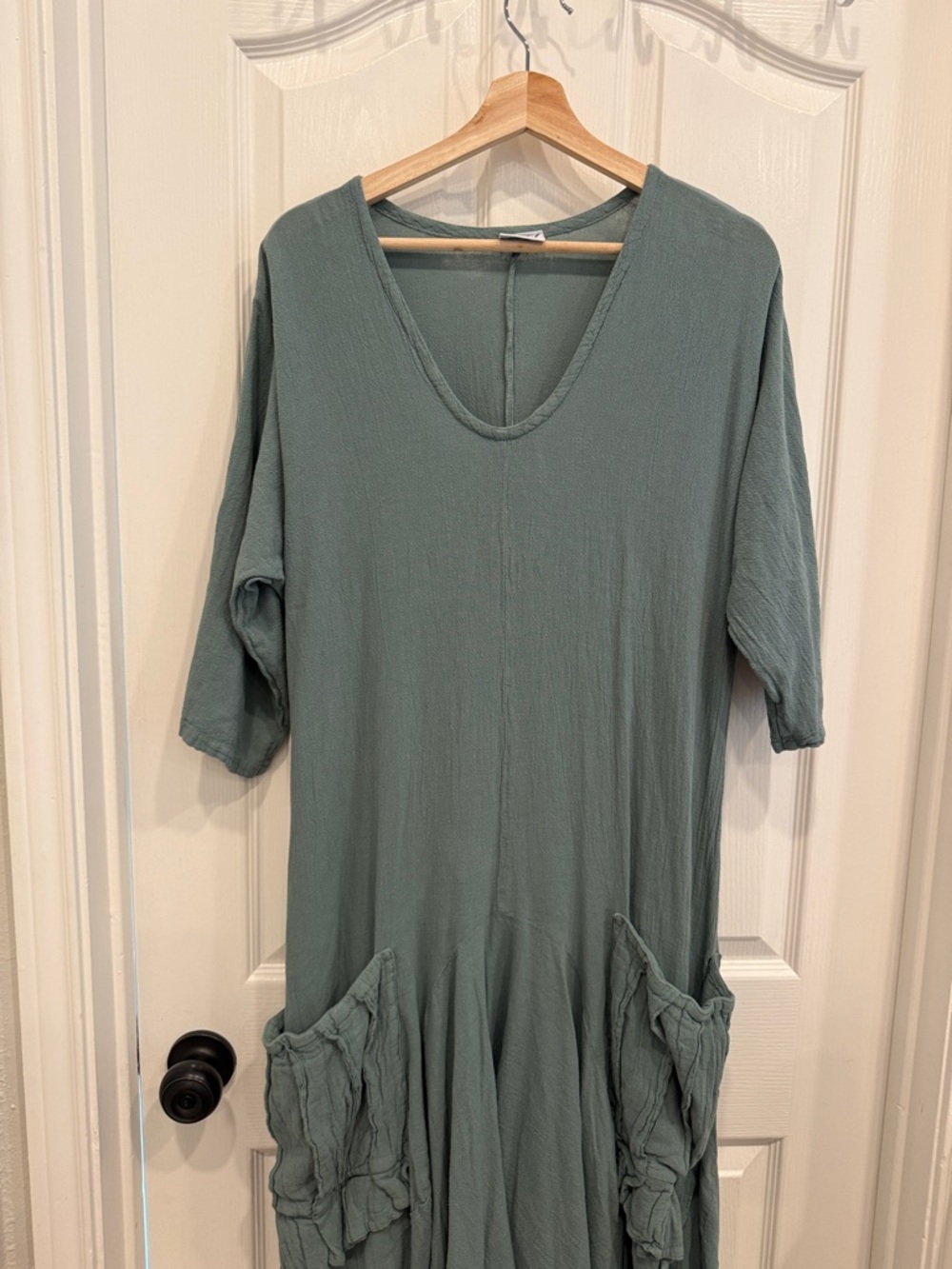 Oh my Gauze Shepard cotton gauze Lagenlook midi dress - Picture 11 of 14